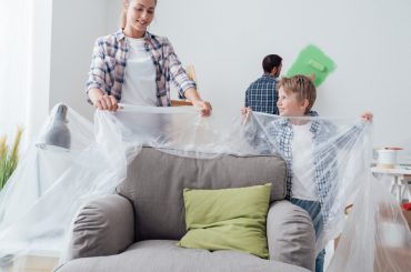 How to prepare a room for painting.
