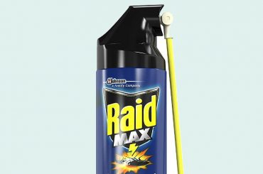 Is it safe to be in a room after spraying Raid?