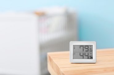 Measuring humidity in a home - hygrometer.