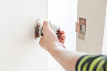 How to open a squeaky door quietly
