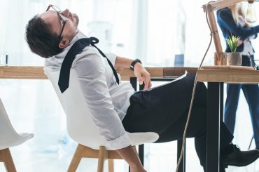 Dangers of sleeping in a chair.