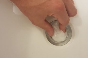 How to block a bathtub drain without a plug.