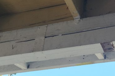 Fixing a cracked support: Assess the damage and fix it.