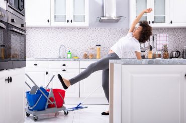 Tips to make tile floors less slippery.