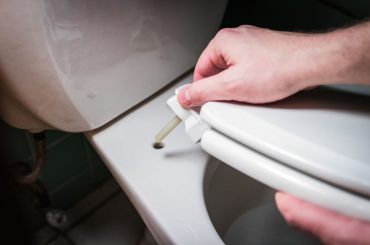 Toilet seat fixings and fittings.