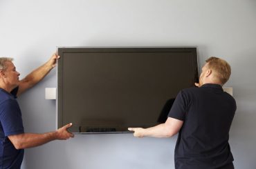 Size of TV that fits most walls.