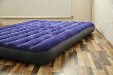 Can you place an air mattress on a bed frame?